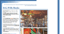 Desktop Screenshot of dgwillsbooks.com