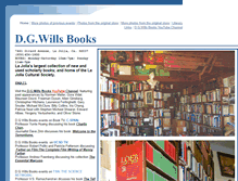 Tablet Screenshot of dgwillsbooks.com